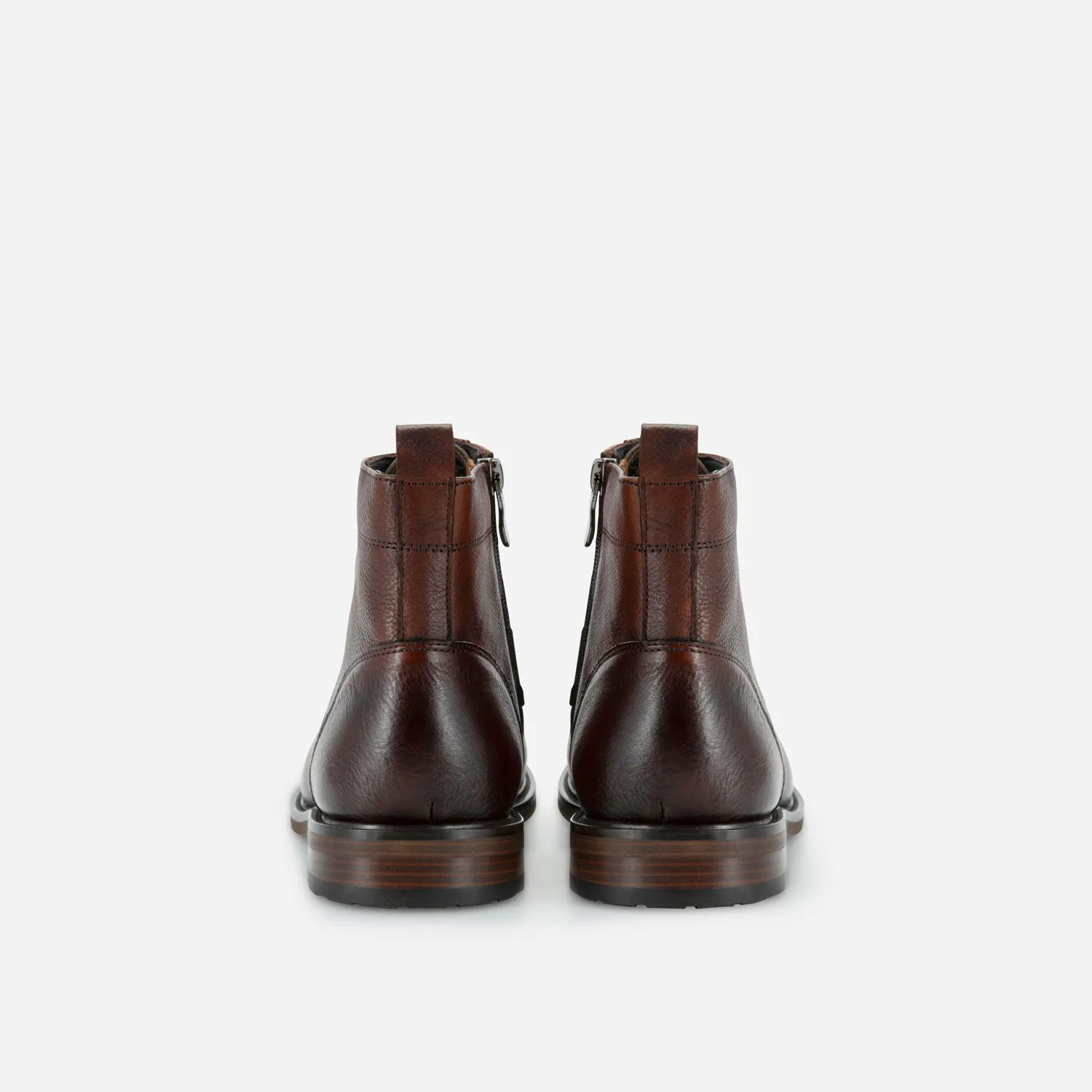 Jekyll & Hide Ankle Zip Boot Stivale Marrone Pelle Zip