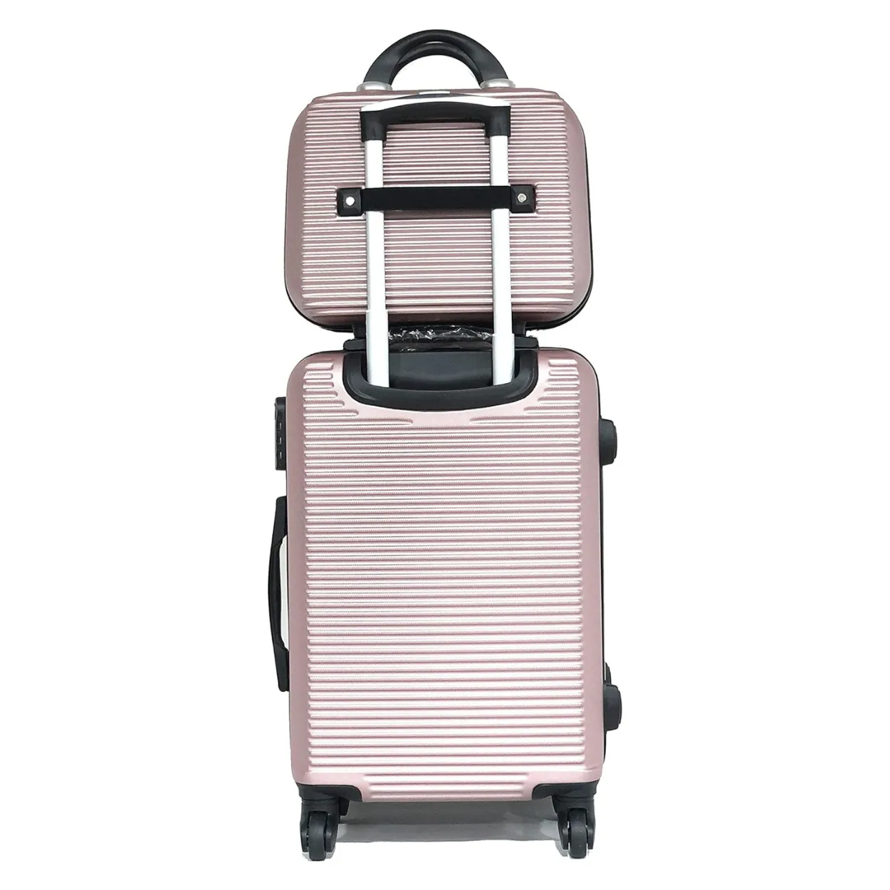 CELIMS Weekend S valigia cabina rigida rosa gold 55 cm + beauty