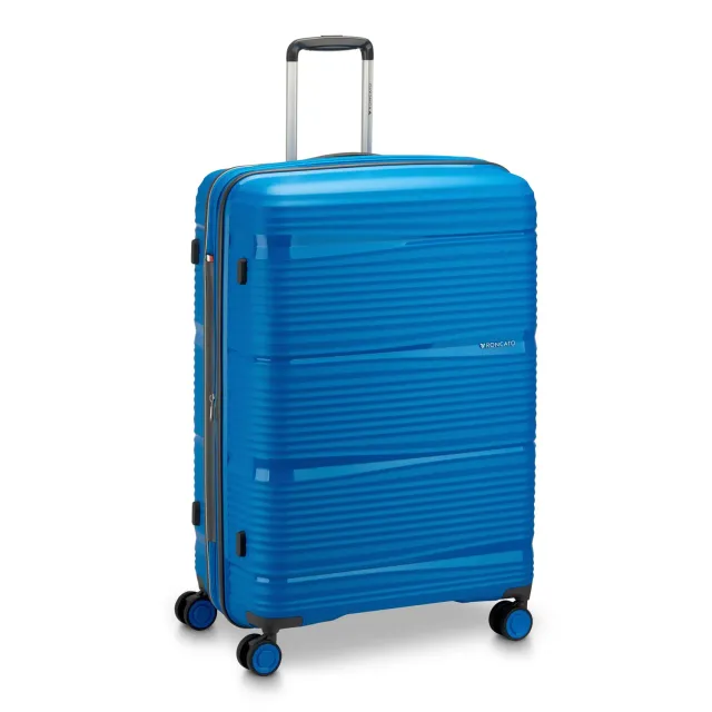 Roncato R-Lite Trolley Grande 75 cm Valigia Blu Cobalto Espandibile