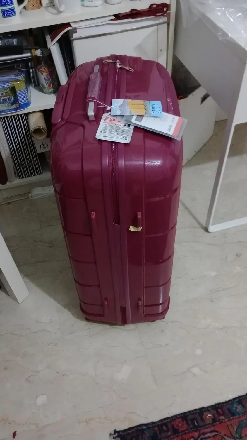 Kono Valigia Media 65cm 66L Nera Rigida Polipropilene