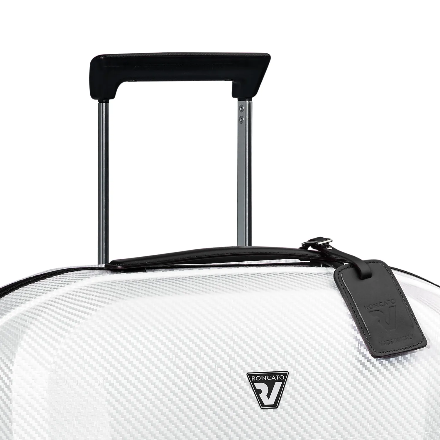Roncato We Are Glam trolley grande 78 cm bianco/nero rigido