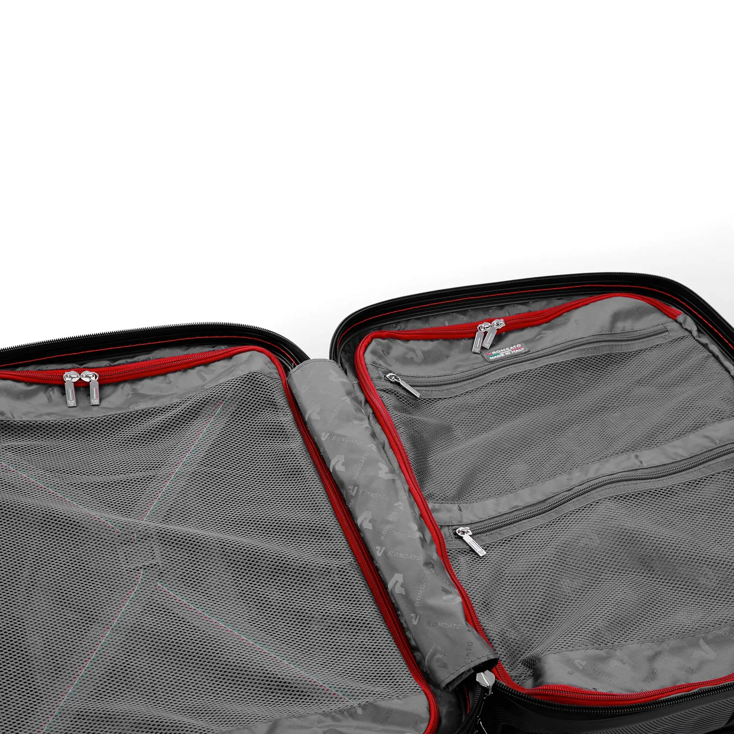 Roncato Double Trolley Bagaglio a Mano Nero Espandibile 55 cm
