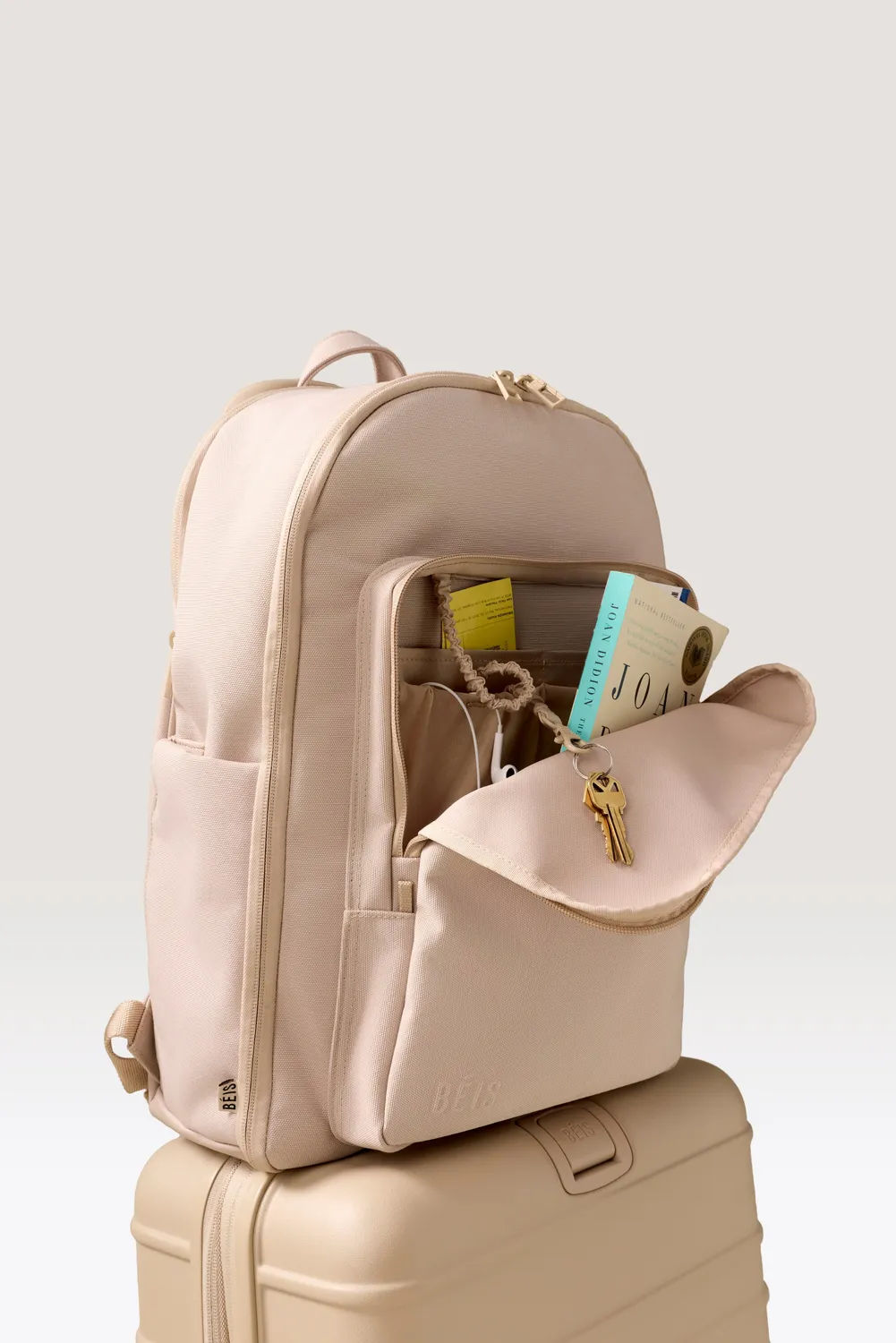 Beis The Travel Backpack zaino beige oggetto personale