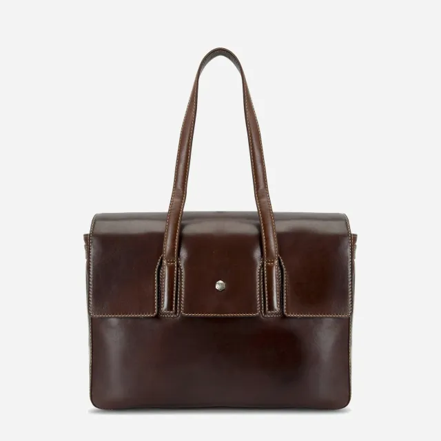 Jekyll Hide borsa lavoro donna pelle Nero porta PC 15"