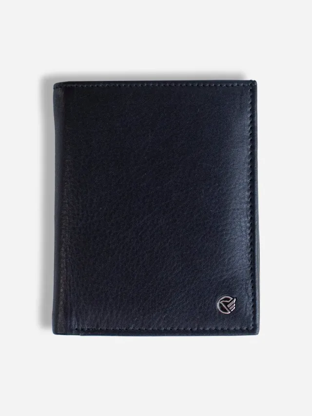 Eminent Kingston portafoglio uomo pelle nappa nero