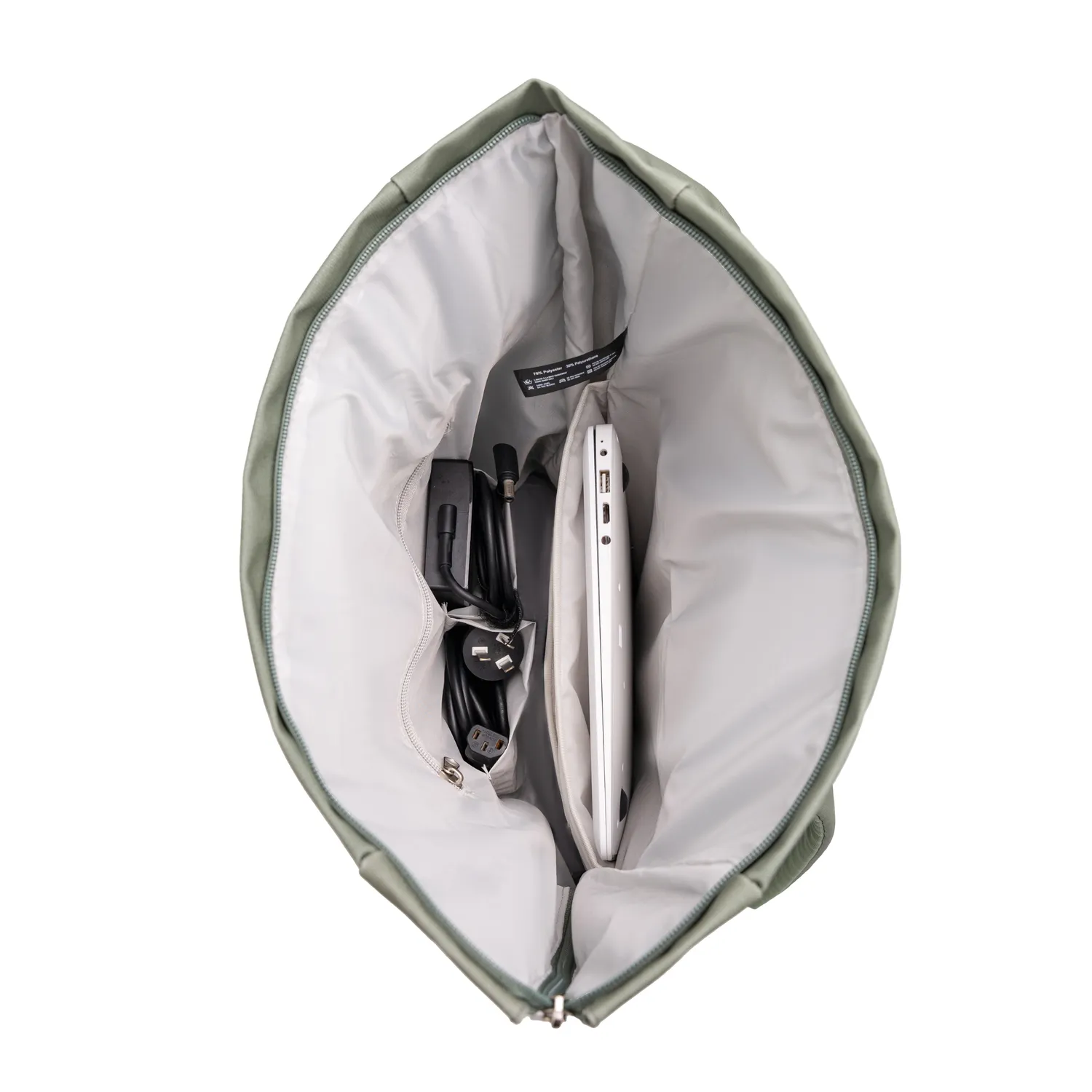 CELIMS Pack Viaggio Zaino Roll-Top + Borraccia 740 ml Verde