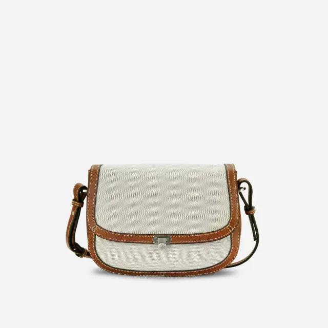 Jekyll & Hide Montana Saddle borsa tracolla tela tabacco