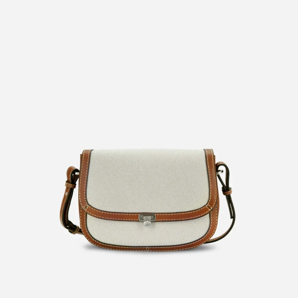 Jekyll & Hide Montana Saddle borsa tracolla tela tabacco