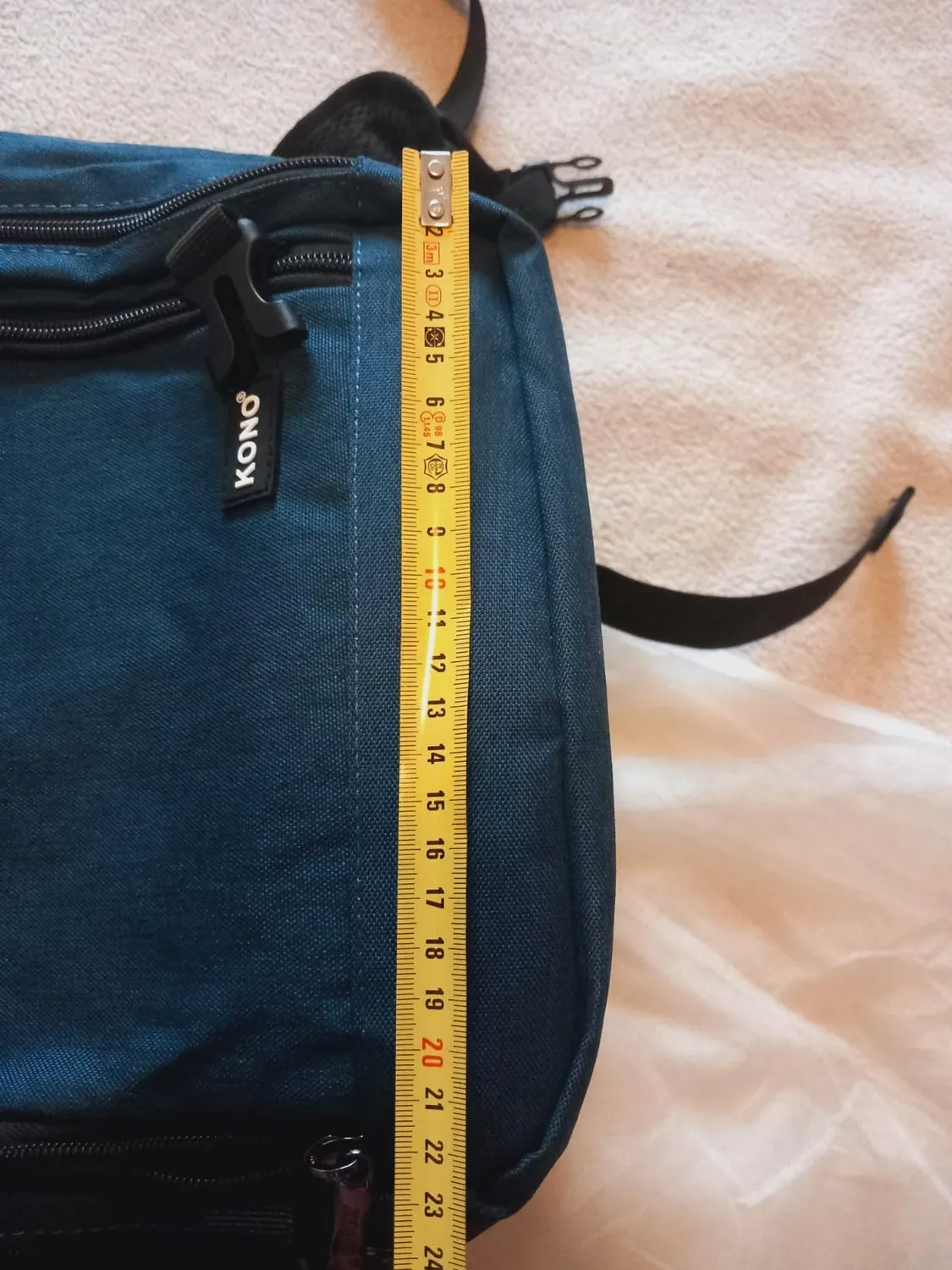 Kono zaino Ryanair 40x20x25 blu navy 20L bagaglio a mano