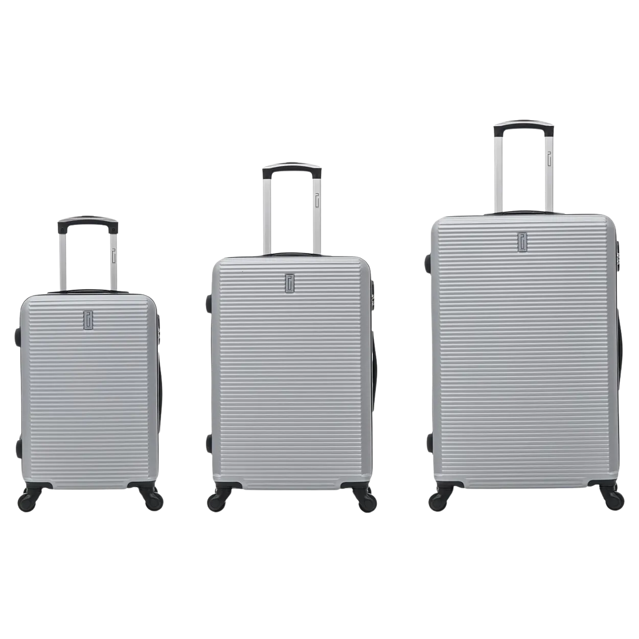 CELIMS Weekend set 3 valigie grigie ABS cabina stiva