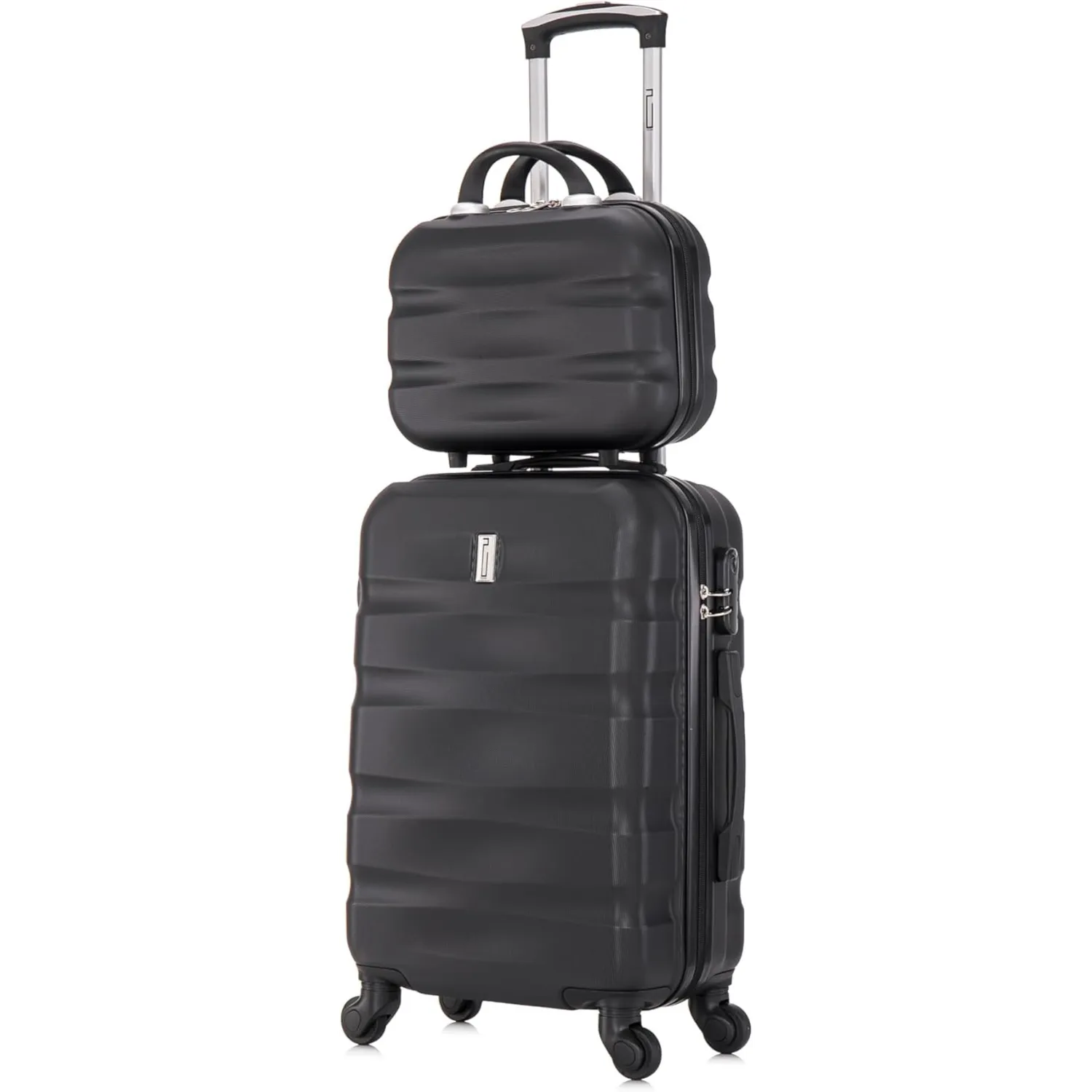 CELIMS AeroWave S valigia cabina 55 cm nera ABS con beauty case