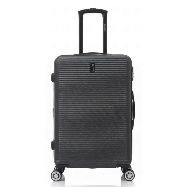 CELIMS L 65 cm valigia da stiva nera rigida ABS