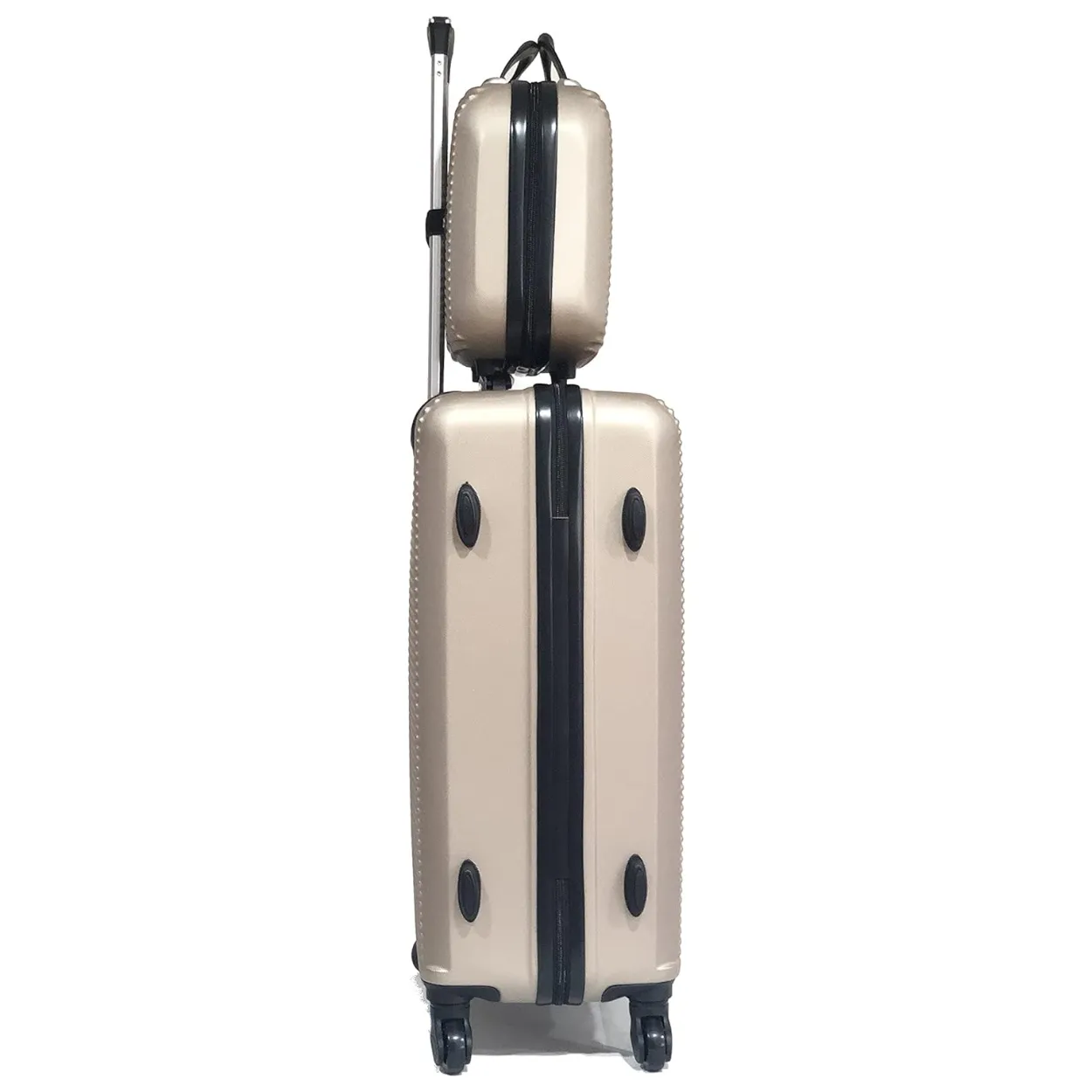 CELIMS Weekend set valigie ABS 6 pezzi con beauty