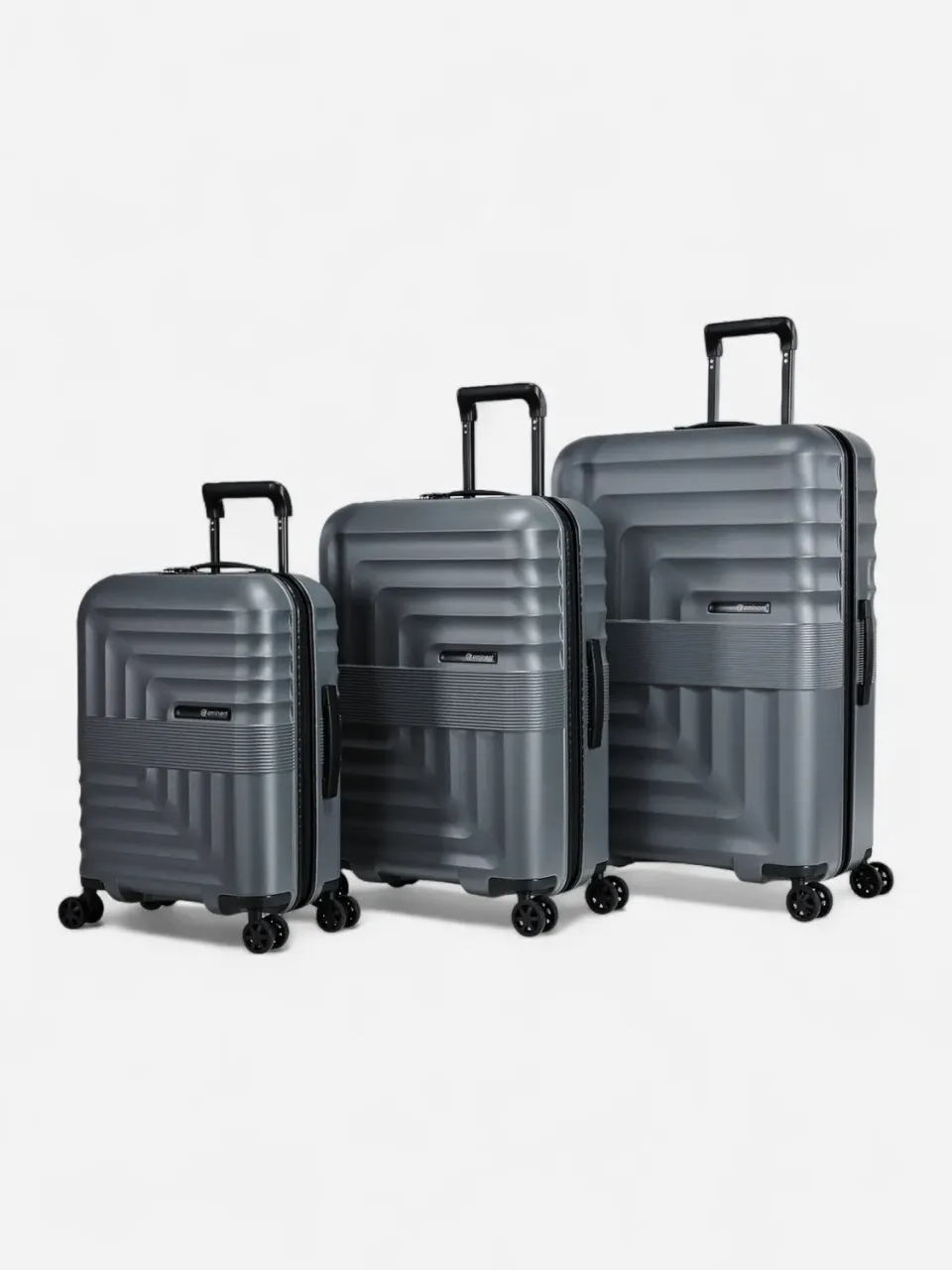 Eminent Dandelion Set valigie rigide grigie leggero