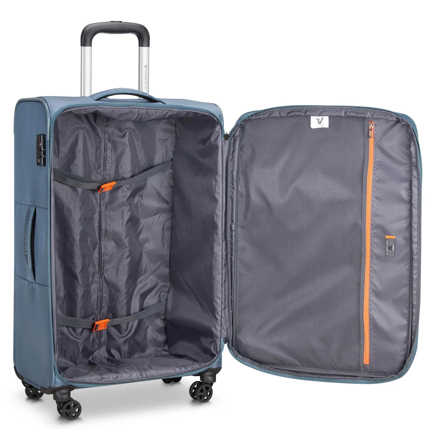 Roncato Twin trolley morbido large 4 ruote TSA