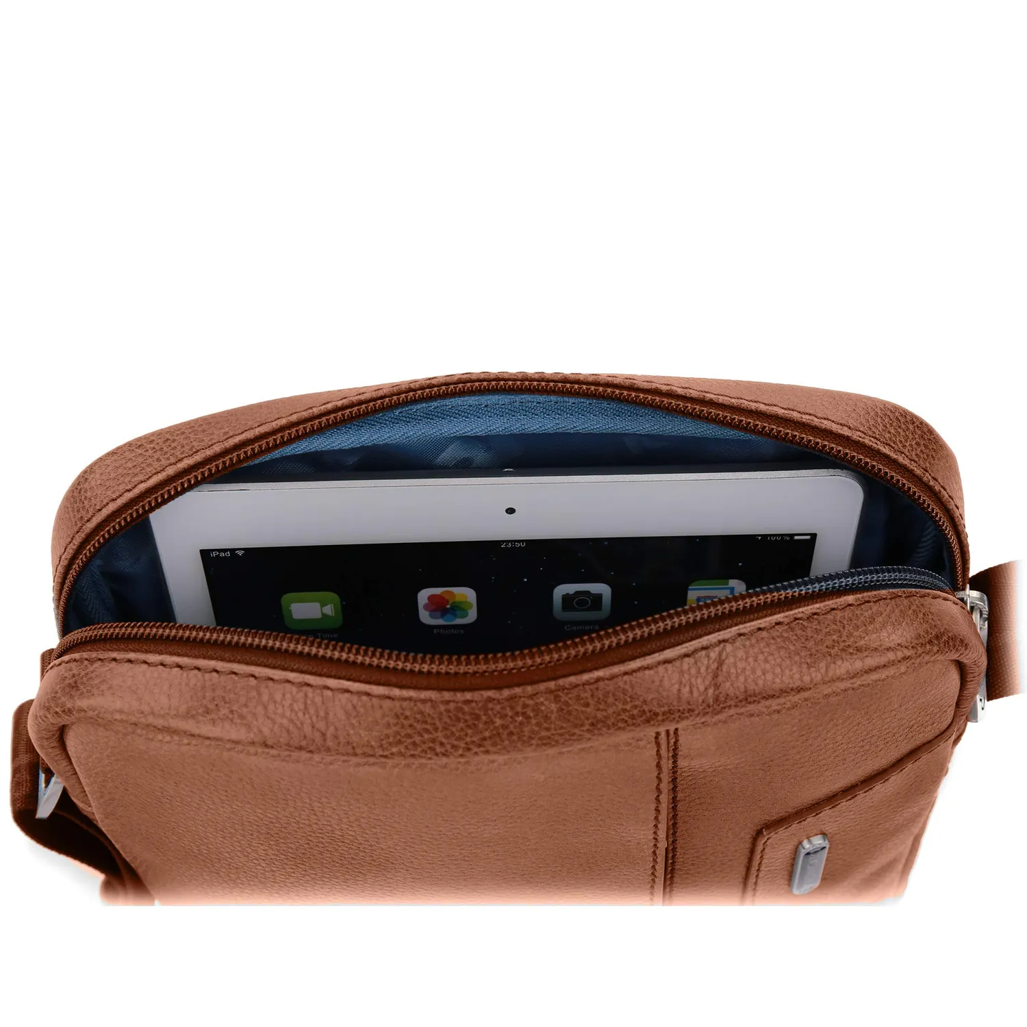 Roncato Panama Dlx Utility Bag Patta Uomo Pelle Bordeaux