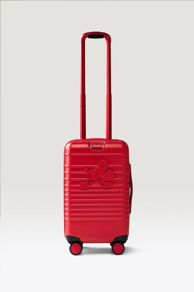 Beis Disney Small Carry-On Roller bagaglio a mano mickey rosso