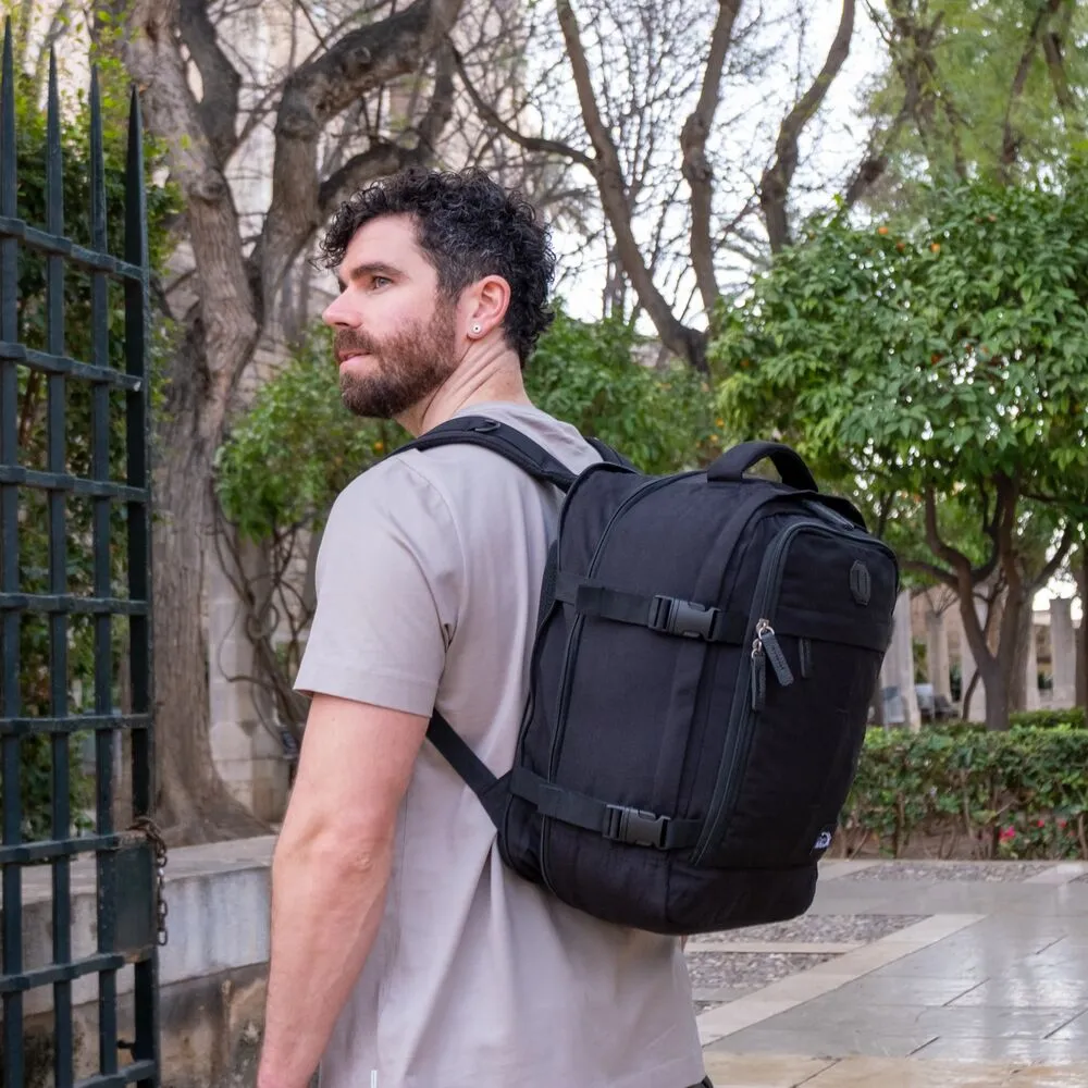 Cabin Max Lyon Metz zaino cabina espandibile 24L nero
