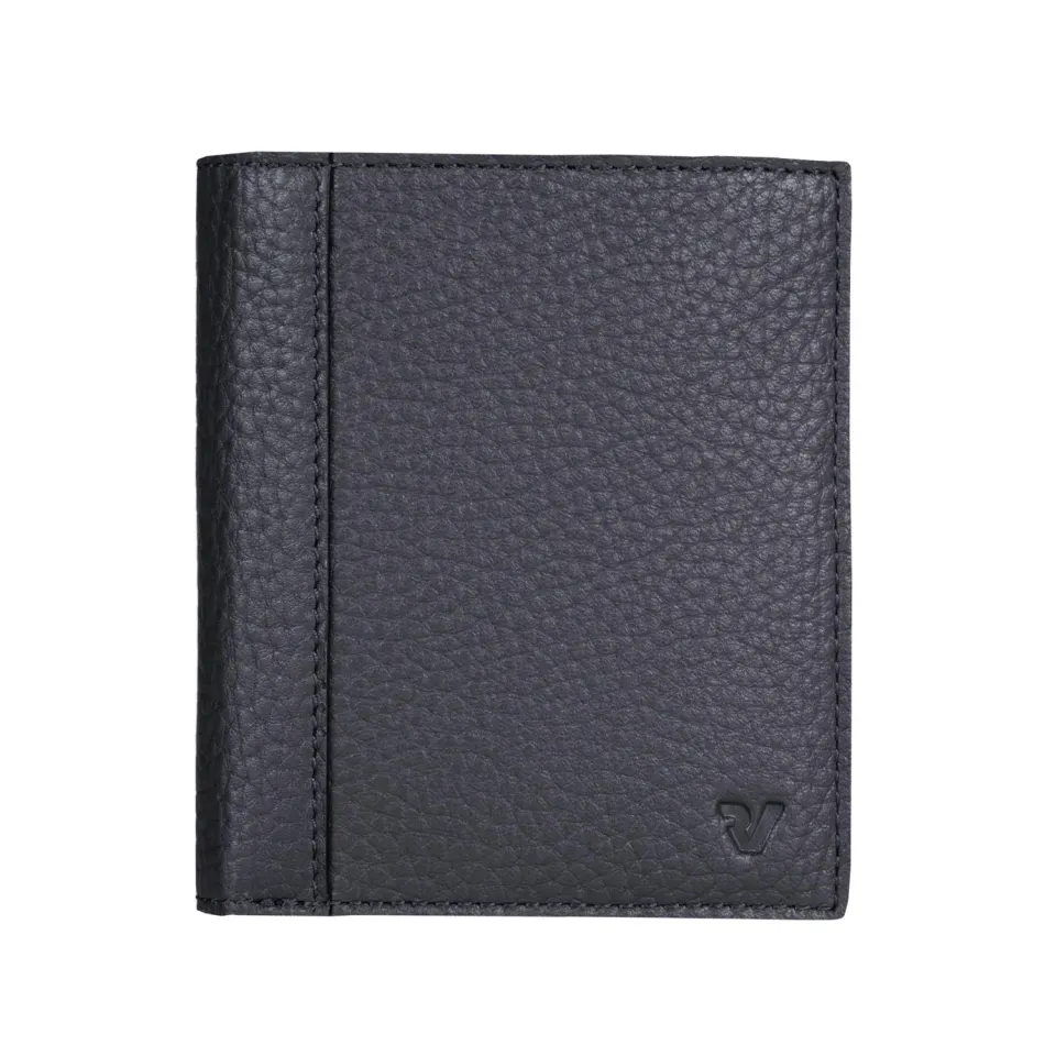 Roncato Sidney portafogli uomo pelle blu RFID