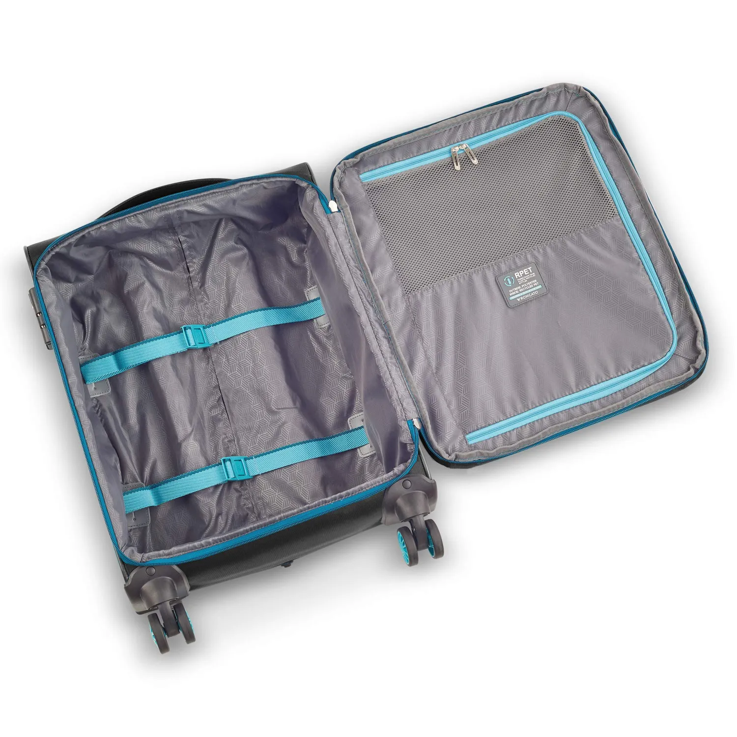 Roncato Crosslite trolley 55x40x20 nero 42 L bagaglio a mano