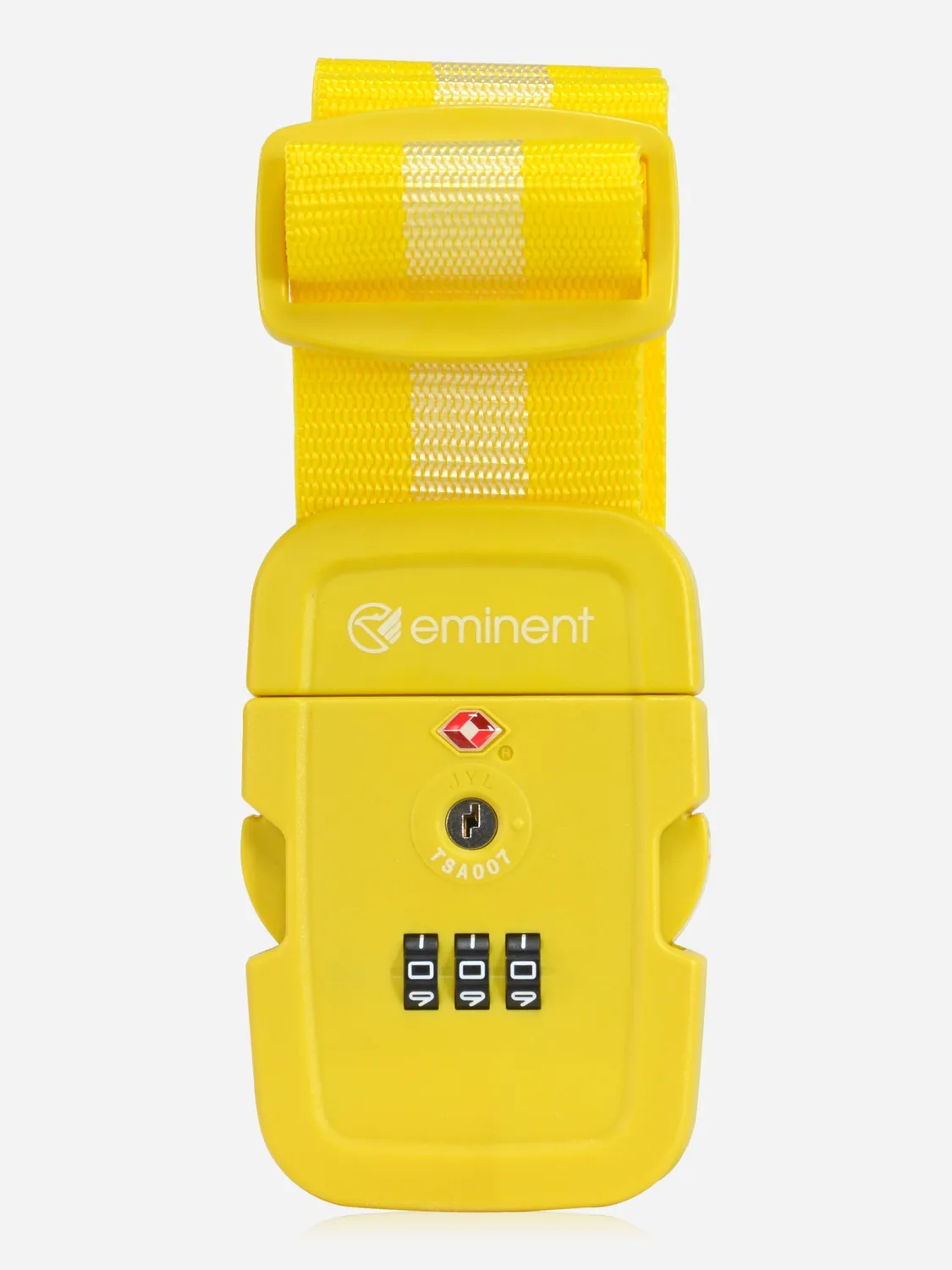 Eminent Nastro Bagagli con Lucchetto TSA Giallo