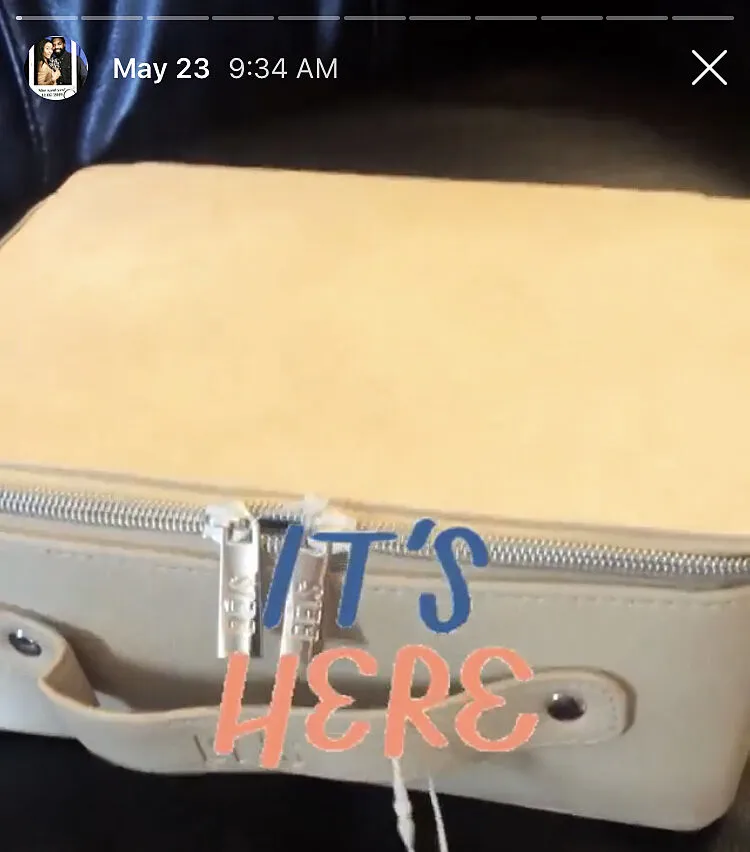Beis The Cosmetic Case beauty case citron impermeabile