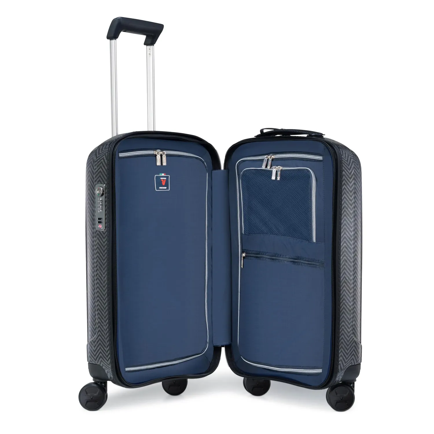 Roncato We Are Glam trolley bagaglio a mano 55x40x20 nero/platino