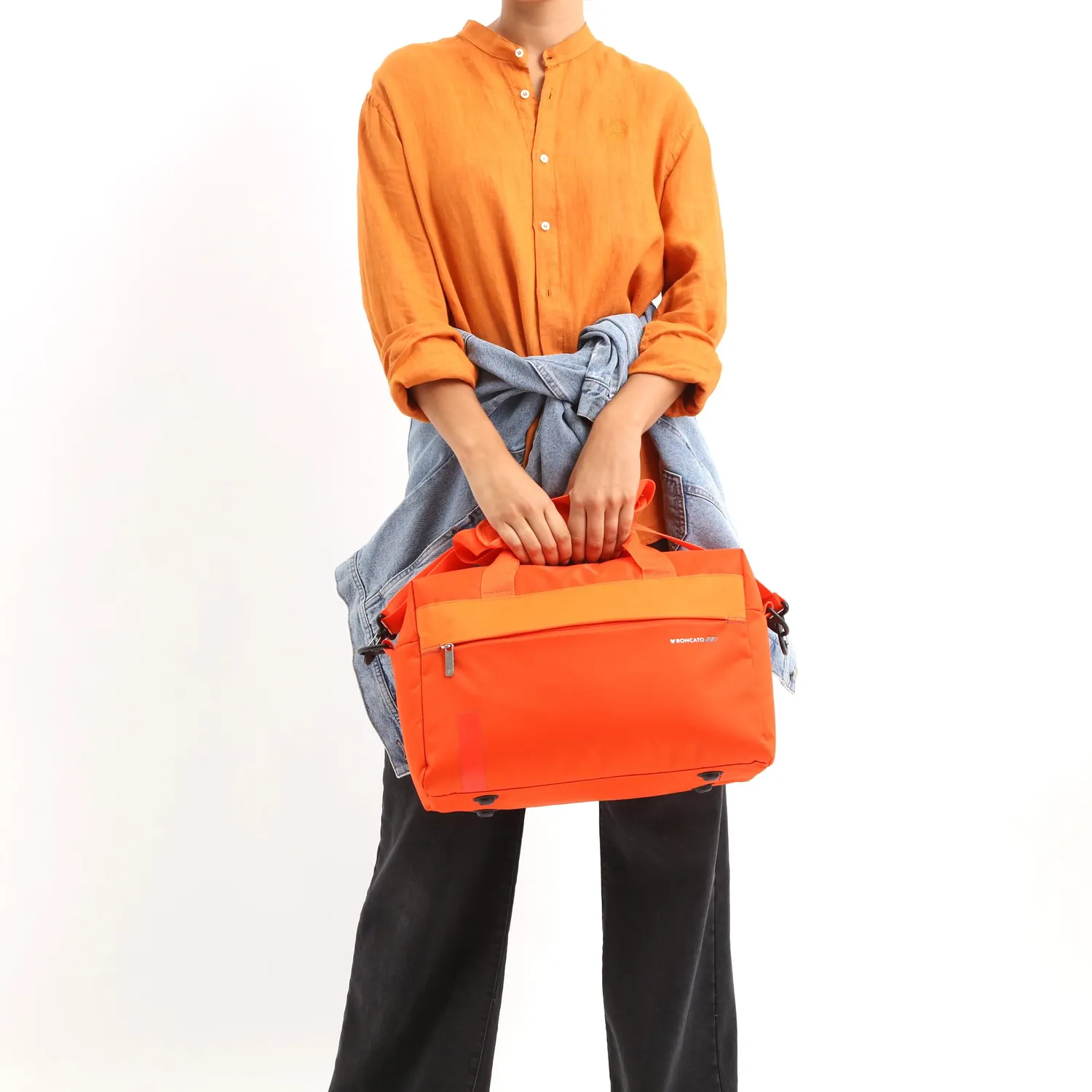 Roncato Speed Borsa Cabina Arancio Morbida Leggera