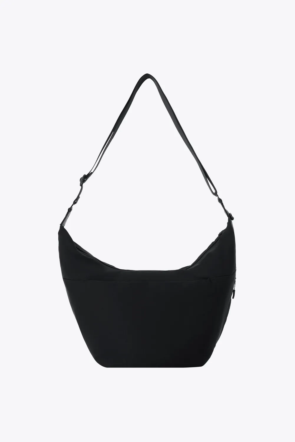 Beis Crescent Catchall borsa tracolla nera idrorepellente