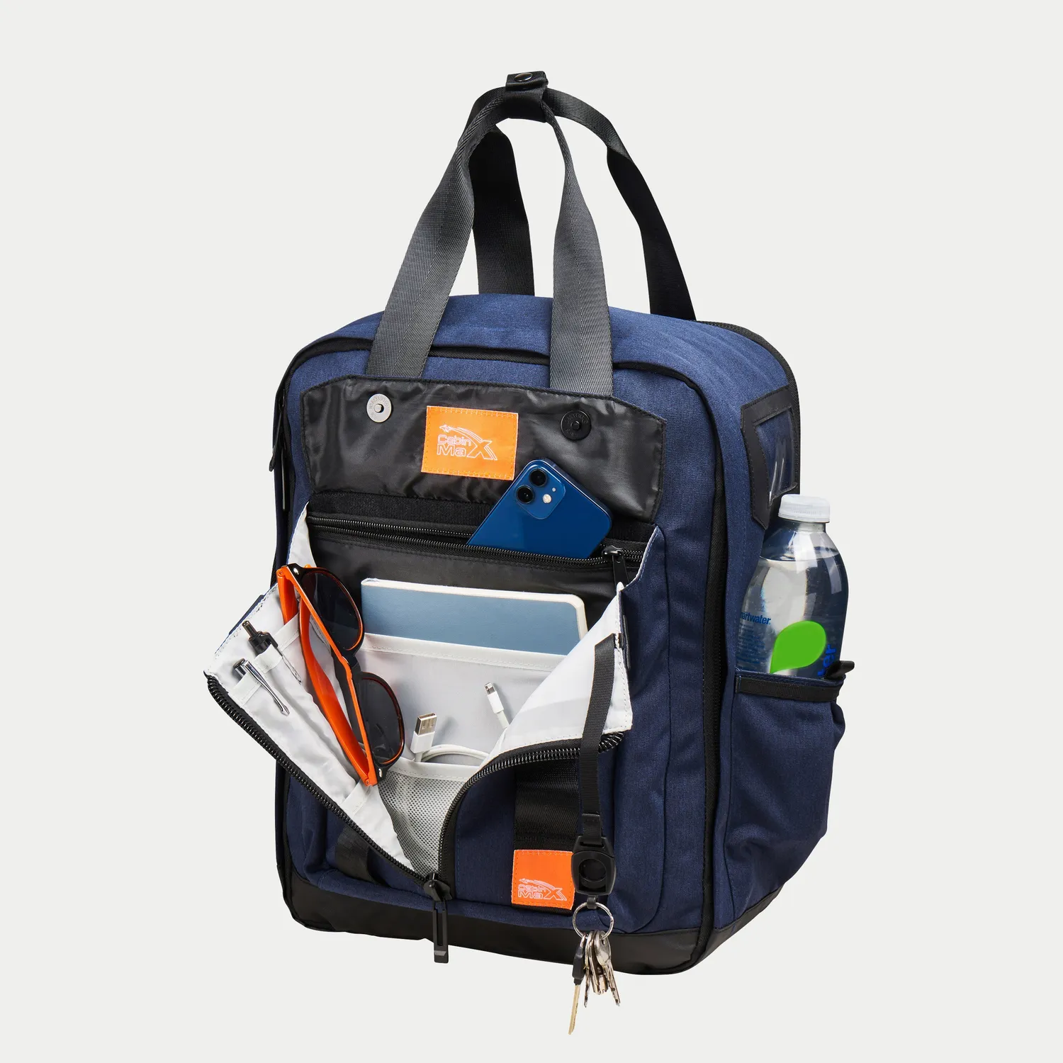 Cabin Max Lyon Memphis 24L zaino 40x30x20 Ink Blue laptop