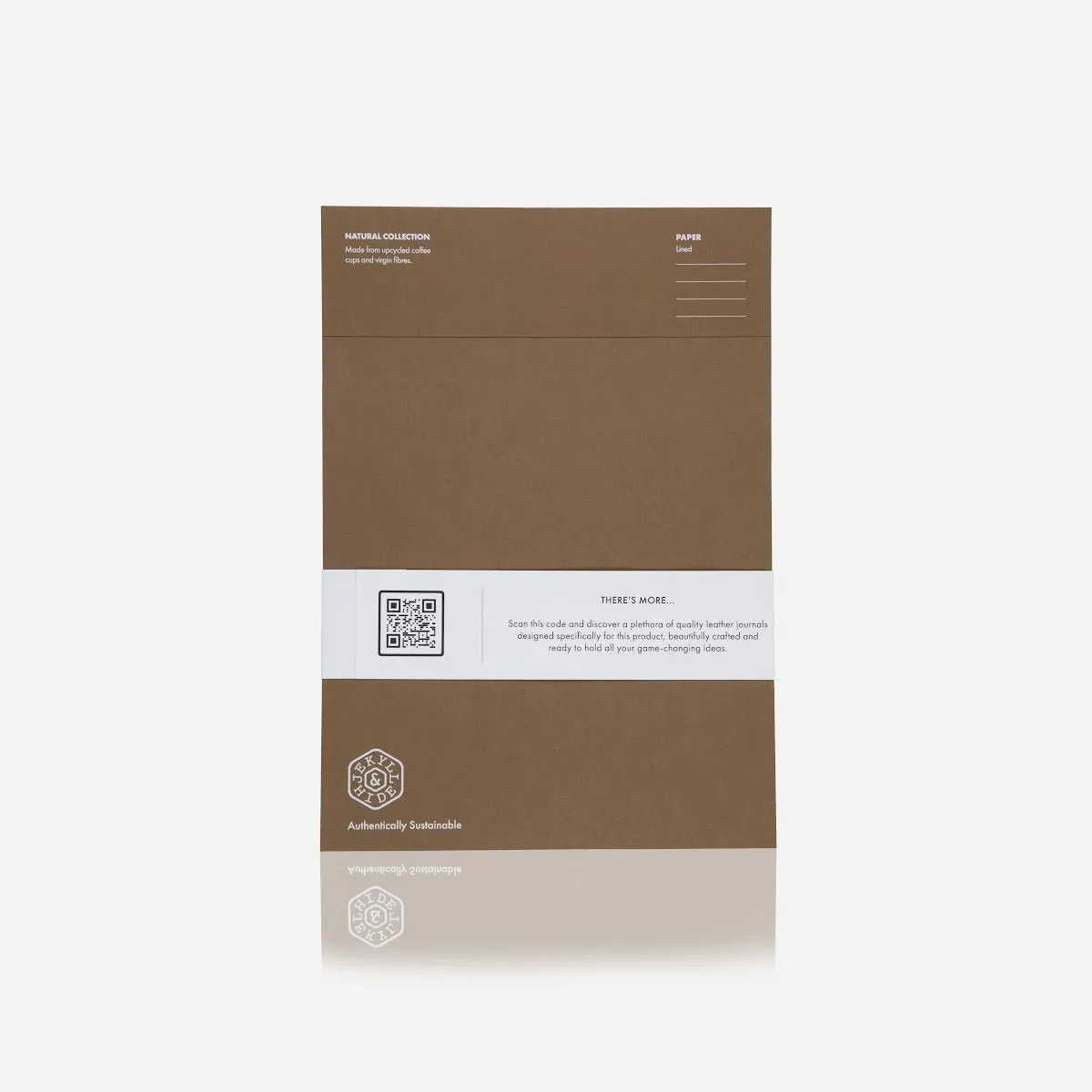 Jekyll & Hide A4 Notebook quaderno nocciola 120 pagine righe