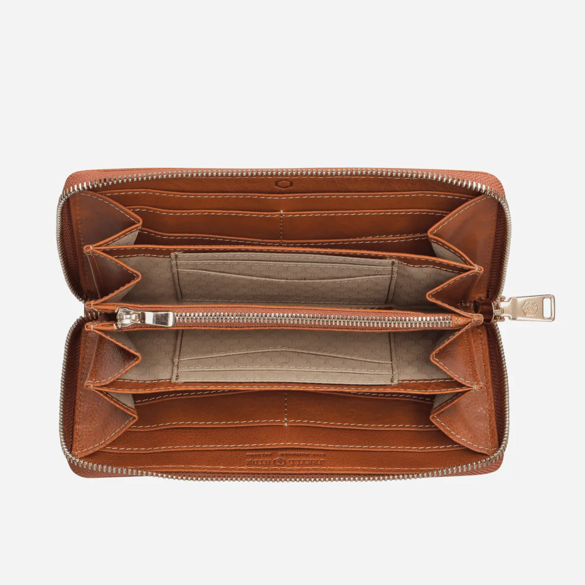 Jekyll & Hide Zulu Large Purse portafoglio argilla zip around