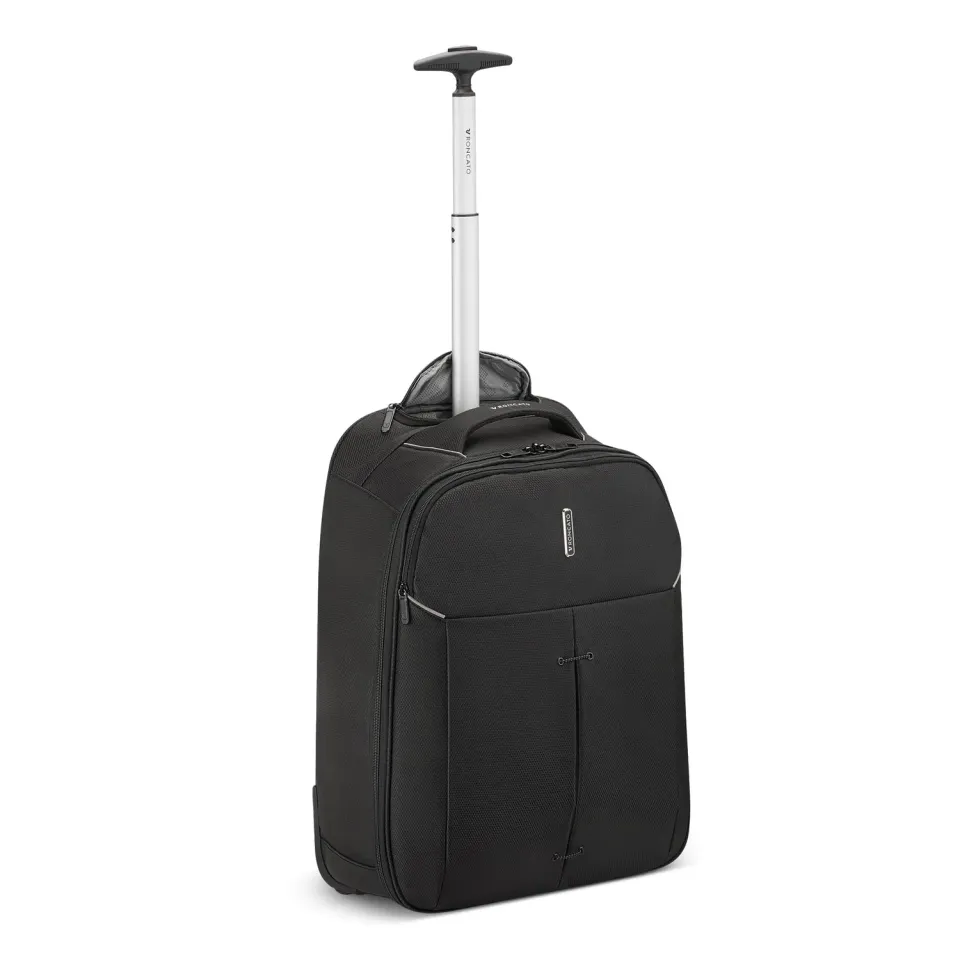 Roncato Ironik 2.0 Zaino Trolley 55x40x20 Nero Porta PC 17"