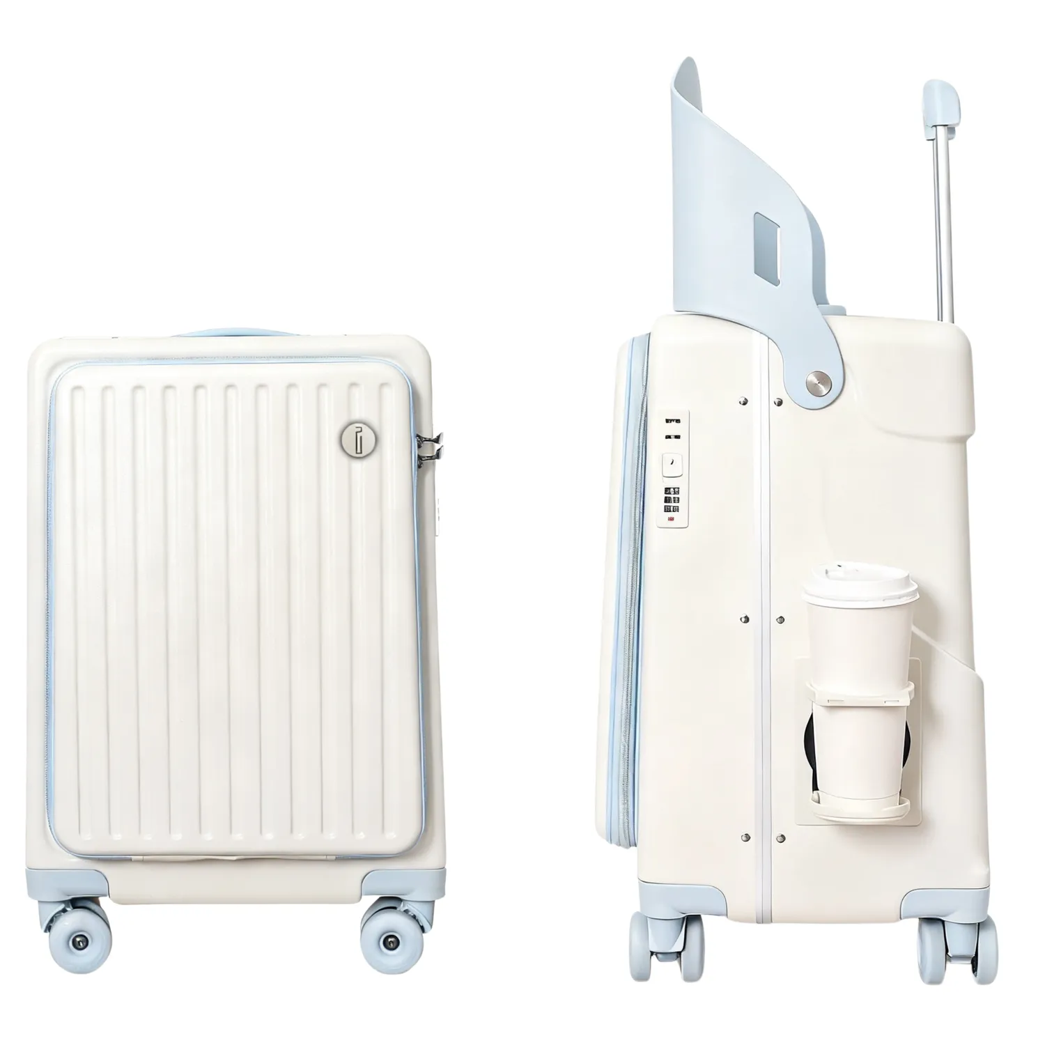 CELIMS PopSeat Valigia Cabina Bimbo Bianco Gialla sedile