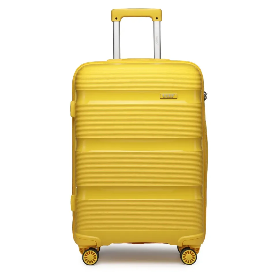 Kono trolley bagaglio a mano rigido S 55x40x20 giallo