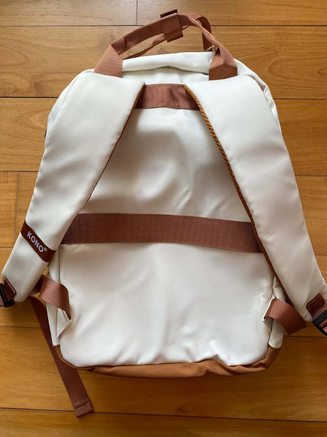 Kono Zaino Porta PC 15,6" Antifurto USB Viola/Marrone