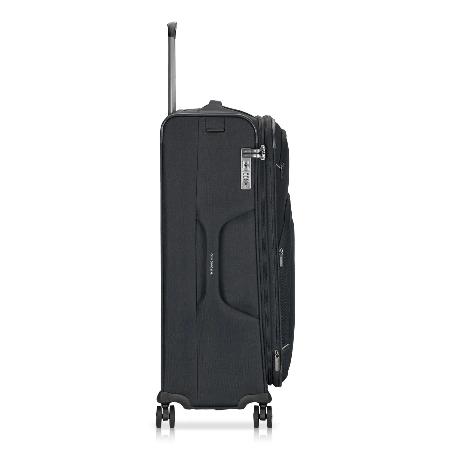 Roncato Gateway Trolley 78 cm Morbido Nero Espandibile