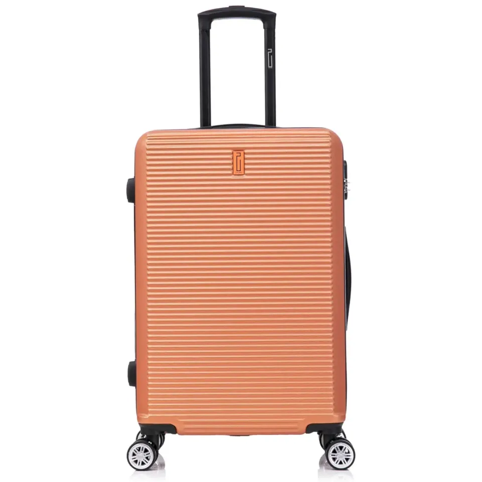 CELIMS valigia da stiva L 65 cm nera ABS leggera