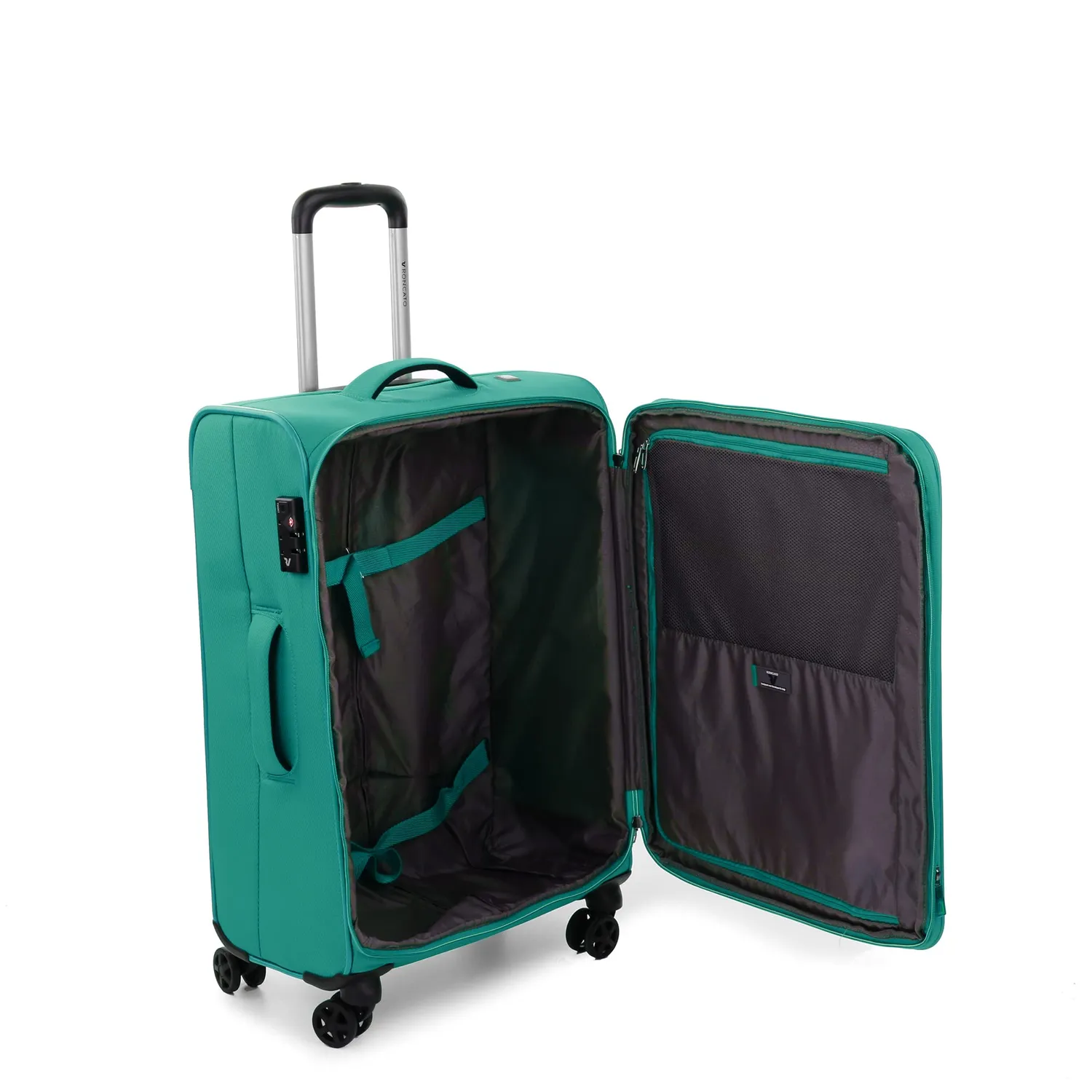 Roncato Evolution Trolley Medio Morbido Smeraldo Espandibile