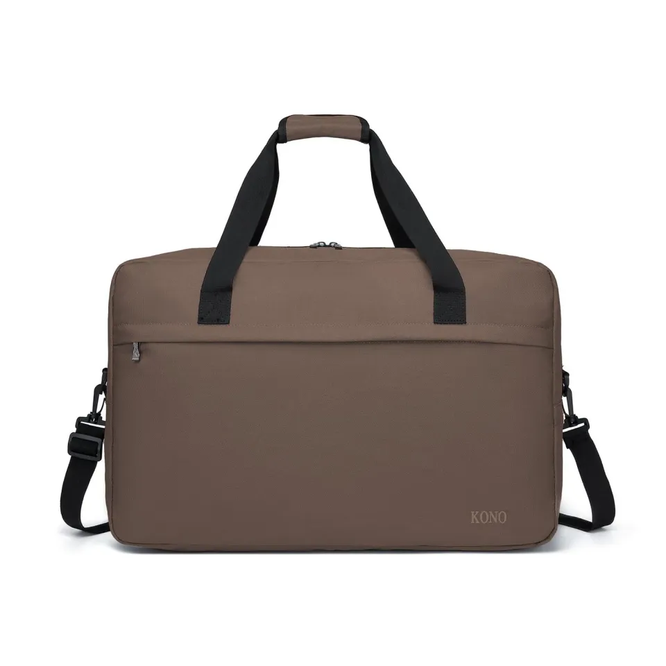Kono Borsa da Viaggio 55x35x25cm Marrone 38L Leggera