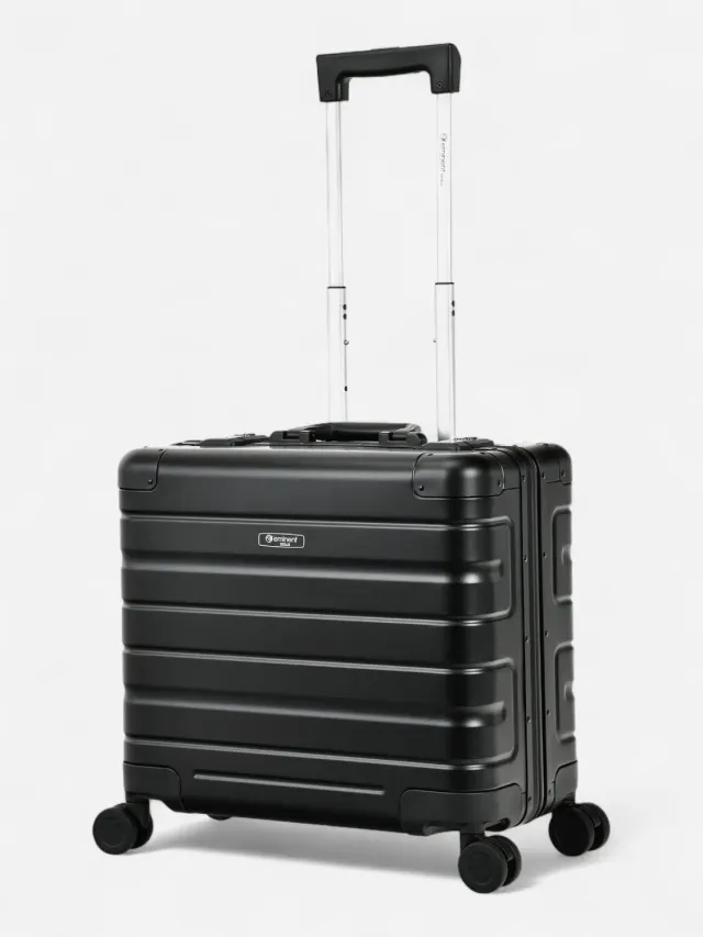 Eminent Athens pilot case alluminio nero 15,6" TSA