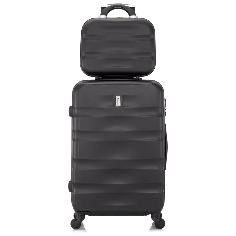 CELIMS AeroWave L valigia stiva 65 cm + beauty case noir rigida