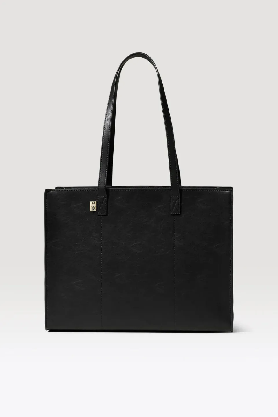 Beis Work Tote borsa ufficio nera pelle vegana