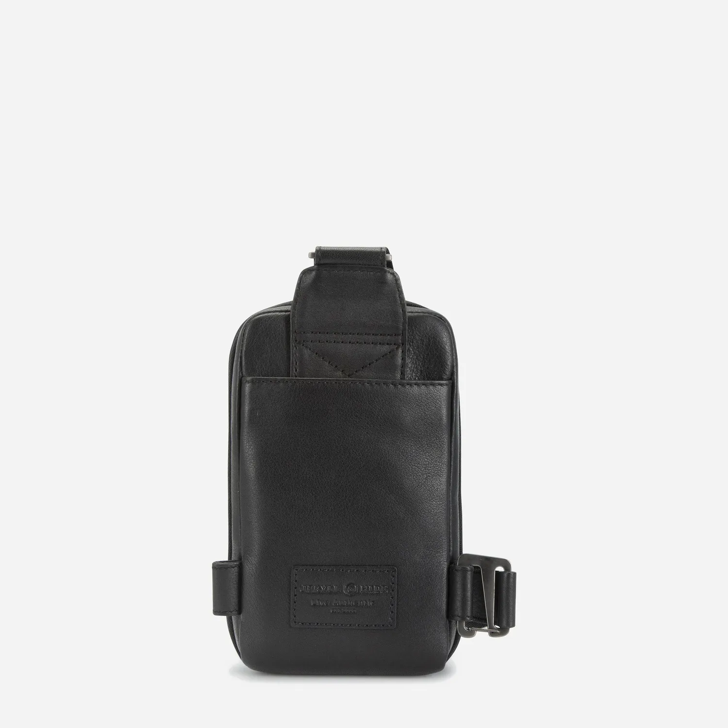 Jekyll & Hide Oxford Borsa Tracolla Pelle Nera compatta