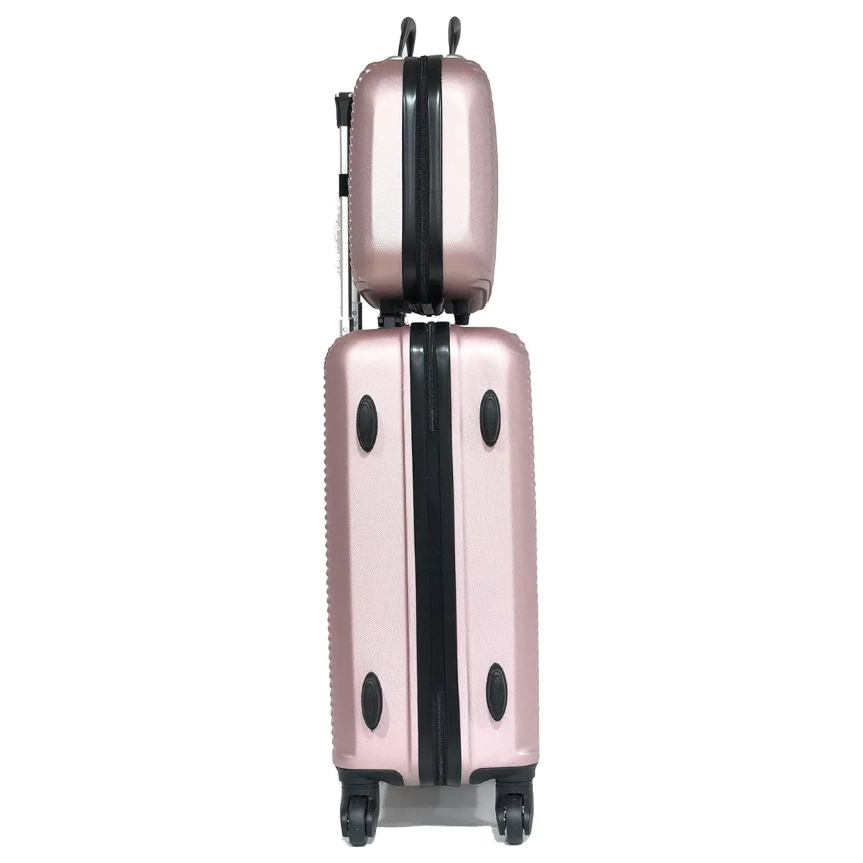 CELIMS Weekend S valigia cabina rigida rosa gold 55 cm + beauty