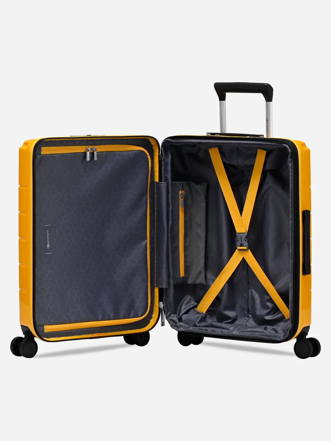 Eminent Voyager Cabina Espandibile trolley giallo rigido