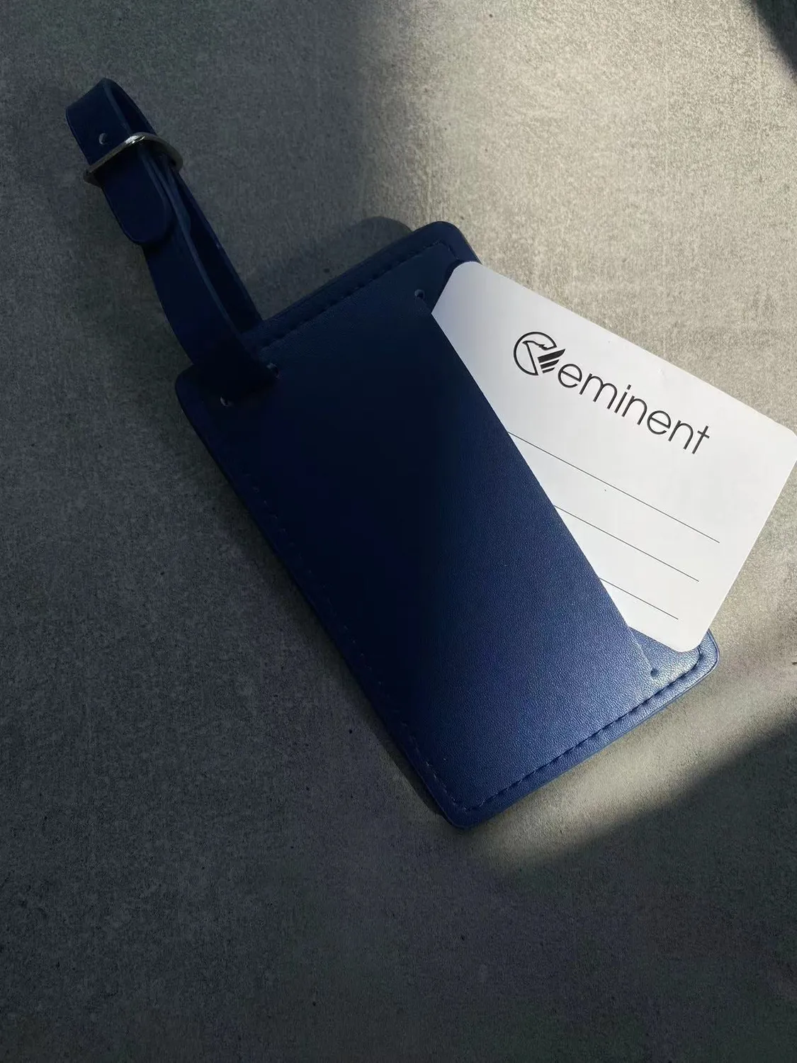 Eminent Etichetta Bagagli Blu Identificativa