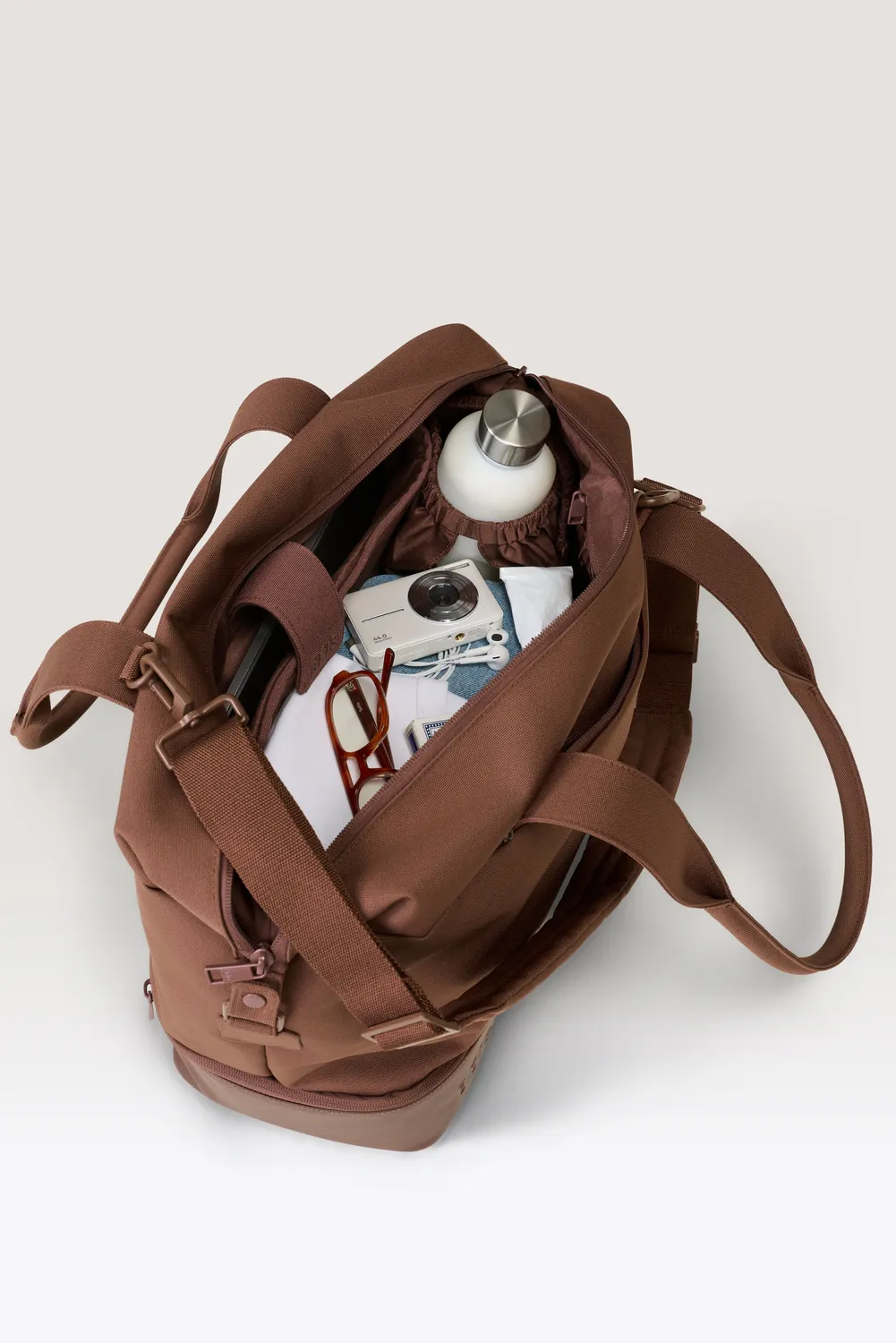 Beis The Mini Weekender borsone Maple marrone
