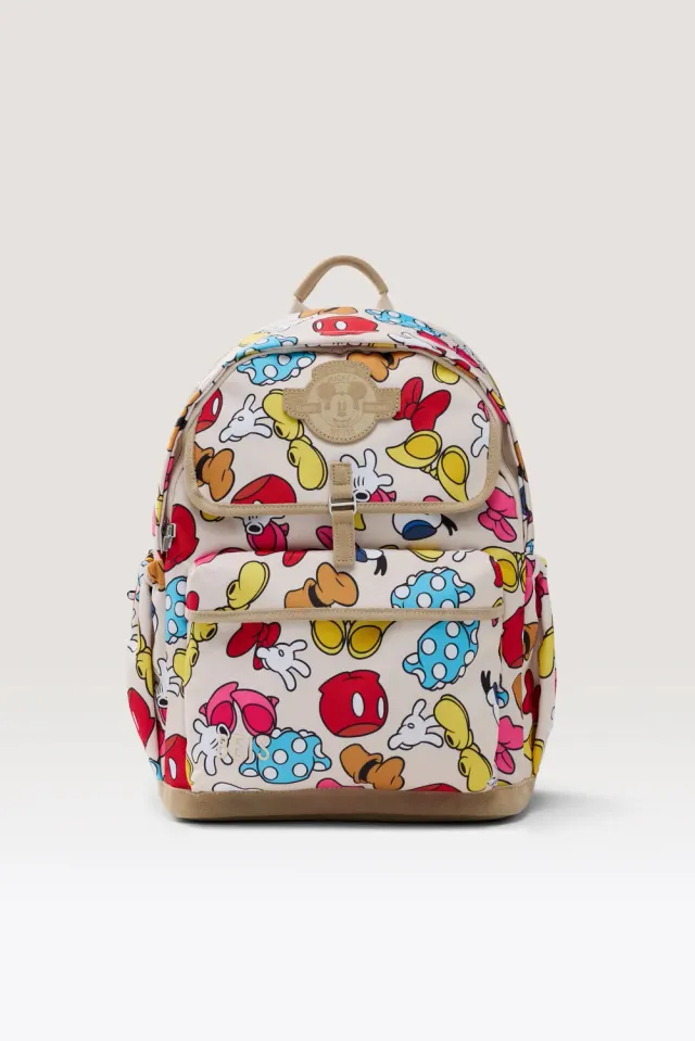 Beis Disney zaino bimbi Mickey Friends bianco