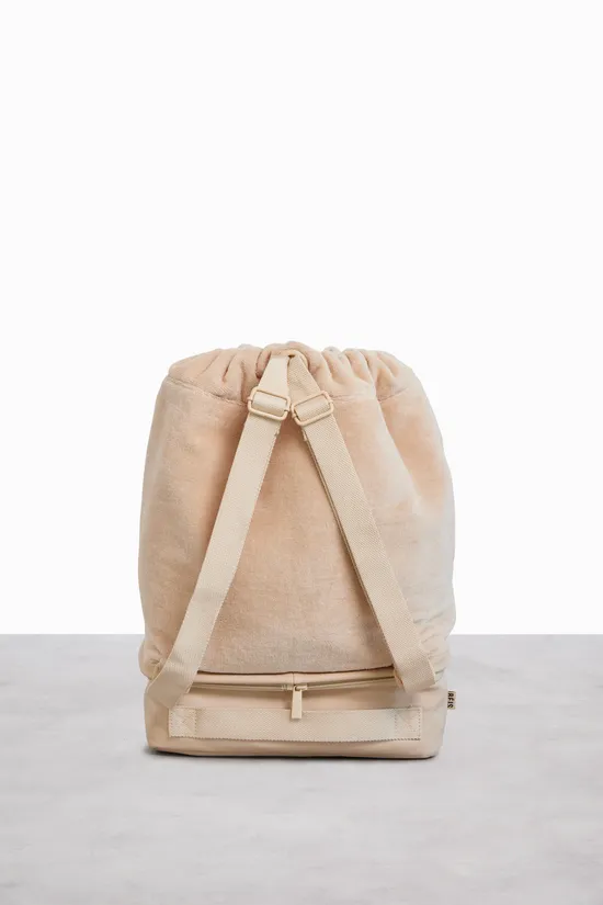 Beis Terry Backpack Cooler zaino termico beige